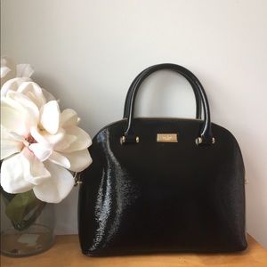 SOLD Kate Spade Carli Bixby shiny black purse